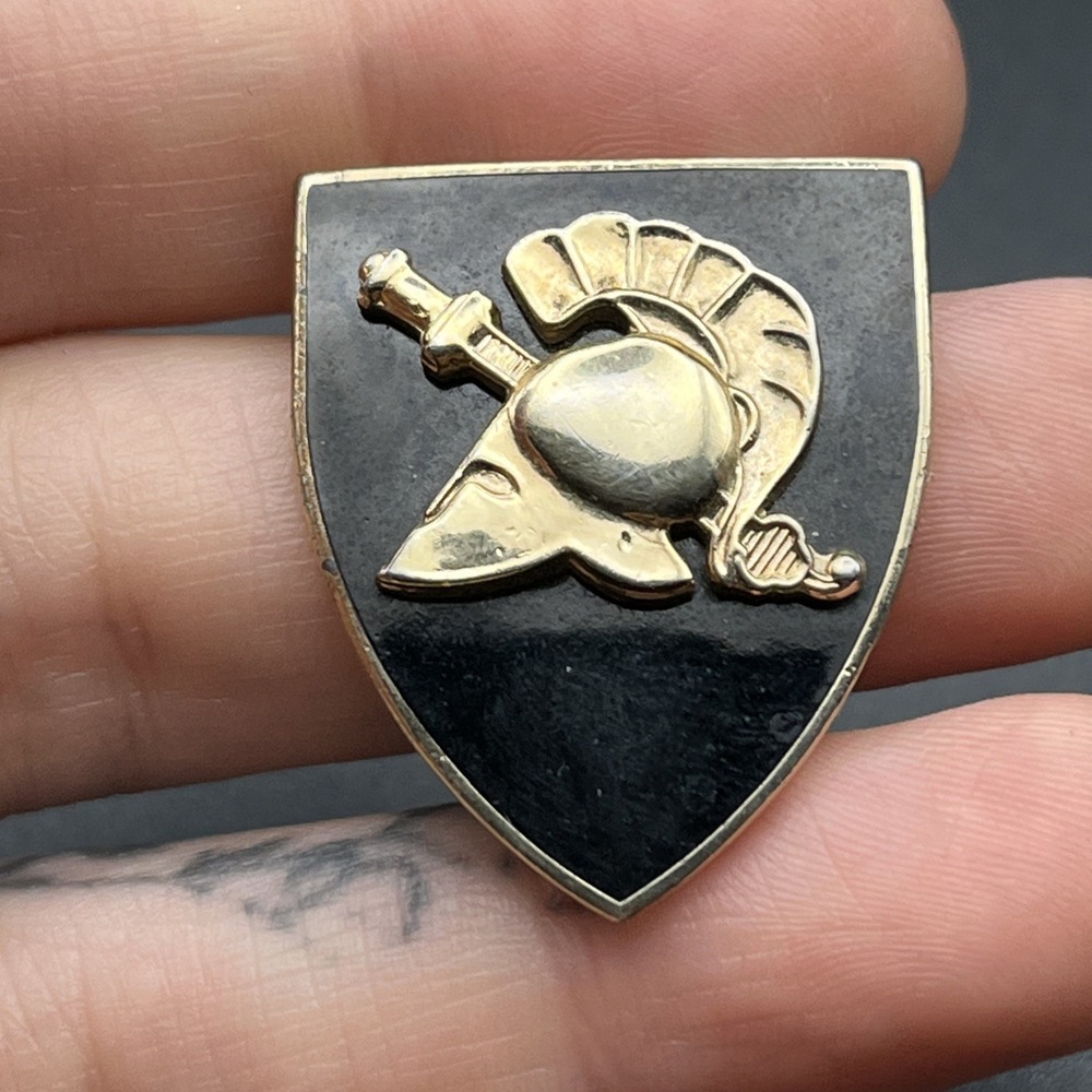 Vintage West Point Cadet Black Knight Lapel Hat Pin